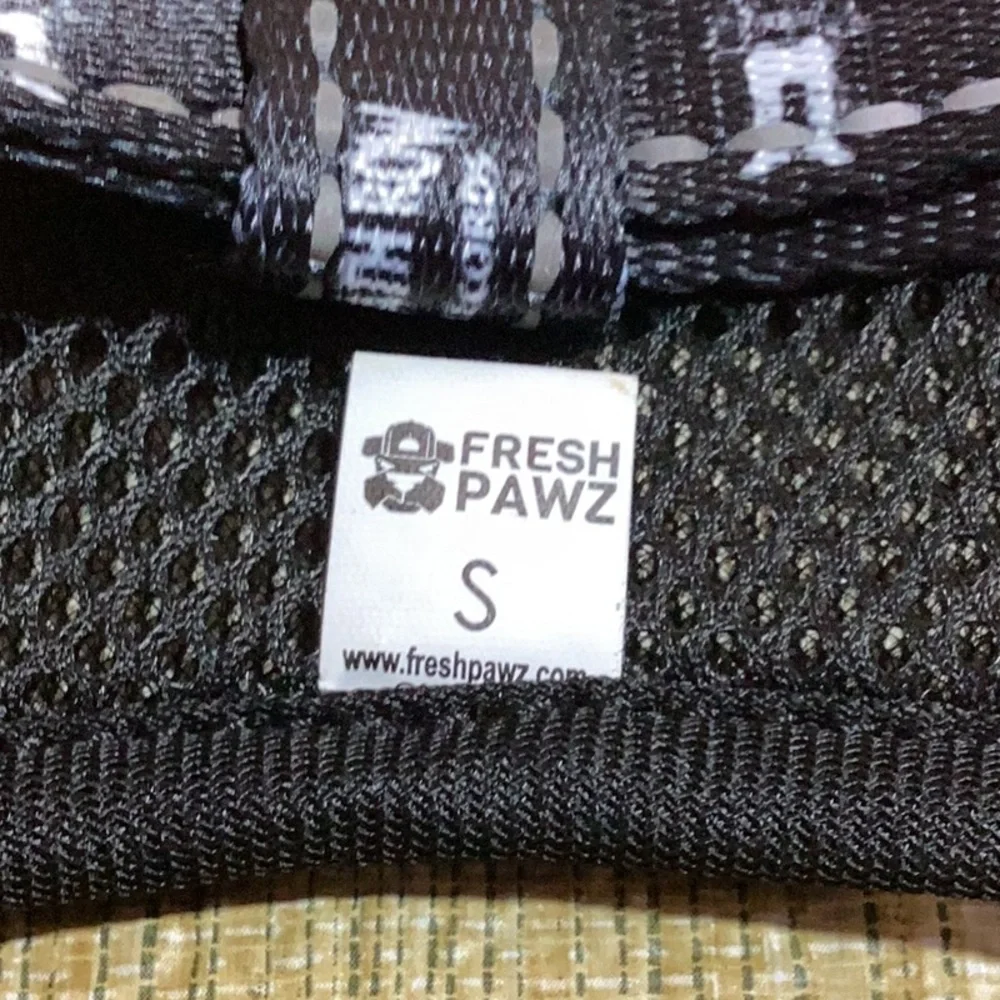 New Fresh Pawz Death Row Records Adjustable Dog Harness size small